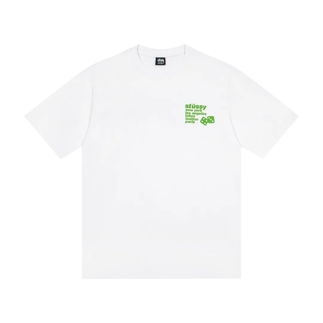 🔥 070# P55 （In Stock ） Stussy T Same Style ：Black White Size：S M L XL ： 260 ：